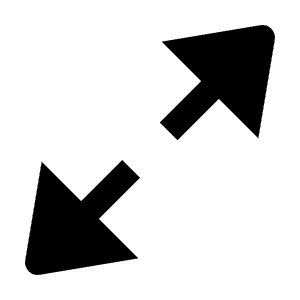 Triangle Arrow Expand Fill Icon from Outlined Fill - Streamline Material Free Set