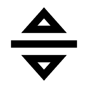 Triangle Arrow Move Vertical Alt Icon from Sharp Line - Streamline Material Free Set