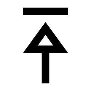 Triangle Arrow To Top Icon from Sharp Line - Streamline Material Free Set