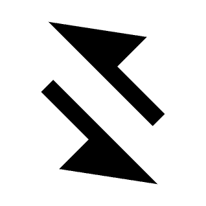 Triangle Arrow Transfer Diagonal 2 Icon from Sharp Line - Streamline Material Free Set