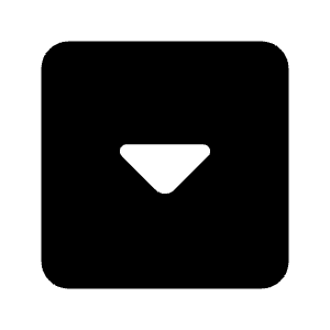 Triangle Down Square Fill Icon from Rounded Fill - Material Pro Free Set