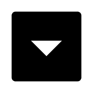 Triangle Down Square Fill Icon from Outlined Fill - Material Pro Free Set