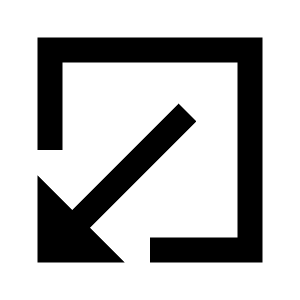 Triangle Minimize Window 1 Fill Icon from Sharp Fill - Material Pro Free Set