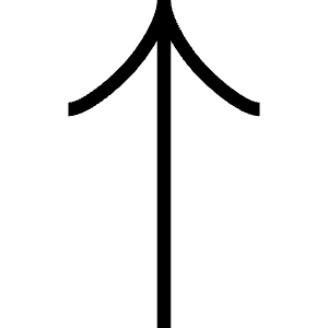 Up Arrow Icon from Guidance – Free Set