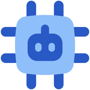 Ai Chip Robot Icon from Flex Flat - Free Set