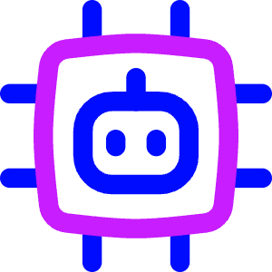 Ai Chip Robot Icon from Flex Neon - Free Set