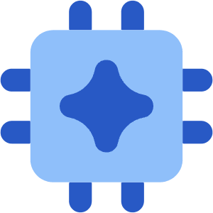 Ai Chip Spark Icon from Core Flat - Free Set