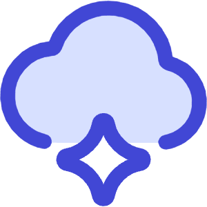 Ai Cloud Spark Icon from Core Duo - Free Set