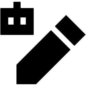 Ai Edit Robot Icon from Sharp Solid - Free Set