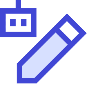 Ai Edit Robot Icon from Sharp Duo - Free Set