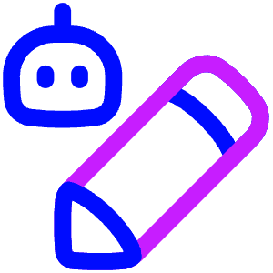 Ai Edit Robot Icon from Plump Neon - Free Set