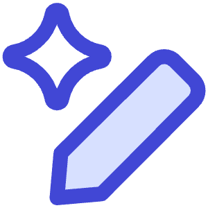 Ai Edit Spark Icon from Core Duo - Free Set