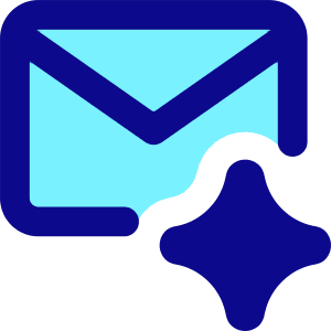 Ai Email Generator Spark Icon from Core Pop - Free Set