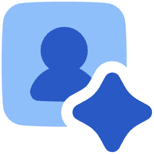 Ai Generate Portrait Image Spark Icon from Plump Flat - Free Set