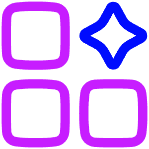 Ai Generate Variation Spark Icon from Plump Neon - Free Set