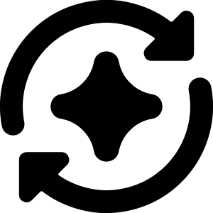 Ai Redo Spark Icon from Core Solid - Free Set