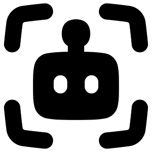 Ai Scanner Robot Icon from Flex Solid - Free Set