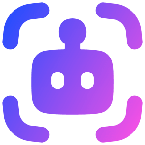Ai Scanner Robot Icon from Flex Gradient - Free Set