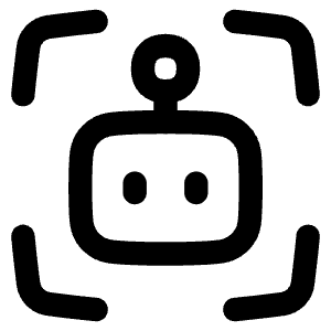 Ai Scanner Robot Icon from Flex Line - Free Set