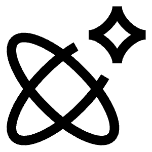 Ai Science Spark Icon from Sharp Line - Free Set