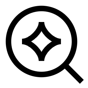 Ai Upscale Spark Icon from Sharp Line - Free Set