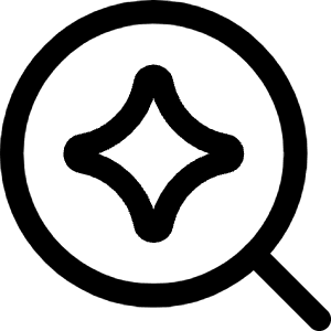 Ai Upscale Spark Icon from Core Line - Free Set