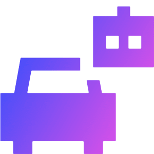 Ai Vehicle Robot 1 Icon from Sharp Gradient- Free Set