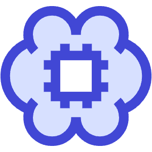 Artificial Intelligence Brain Chip Icon from Sharp Duo - Free Set