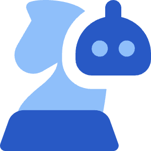Robot Strategy Chess Icon from Core Flat Set