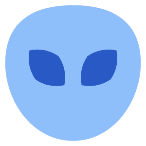Alien Icon from Core Flat Set
