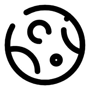 Asteroid Icon from Solar Broken Set