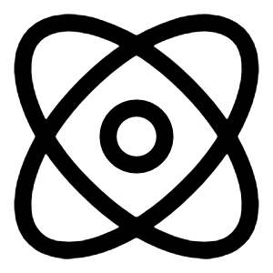 Atom Icon from Solar Linear Set