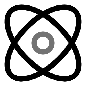 Atom Icon from Solar Line Duotone Set