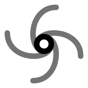 Black Hole 5 Icon from Solar Line Duotone Set