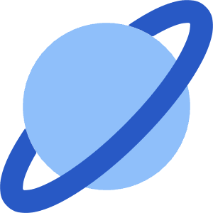 Planet Icon from Core Flat Set