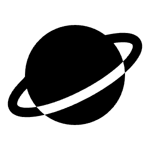 Planet Icon from Solar Bold Set