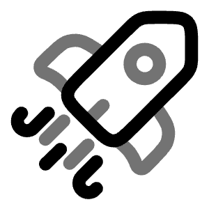 Rocket 3 Icon from Solar Line Duotone Set