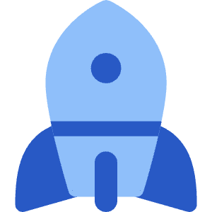 Rocket Icon from Core Flat Set