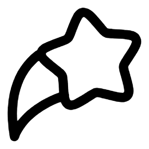 Star Fall 2 Icon from Solar Linear Set