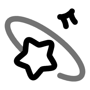 Star Ring Icon from Solar Line Duotone Set