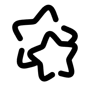 Stars Icon from Solar Broken Set