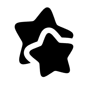 Stars Icon from Solar Bold Set