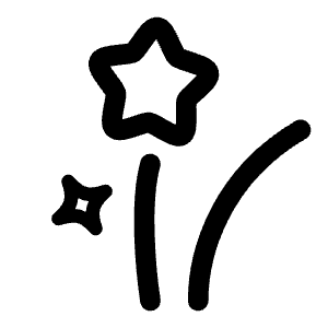 Stars Line Icon from Solar Linear Set