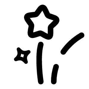 Stars Line Icon from Solar Broken Set