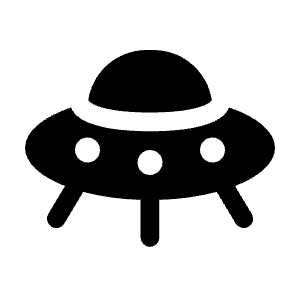 UFO Icon from Solar Bold Set
