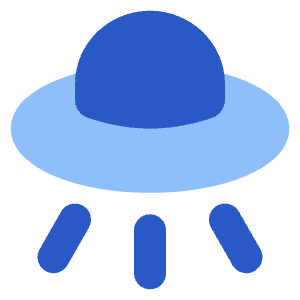 Ufo Icon from Core Flat Set