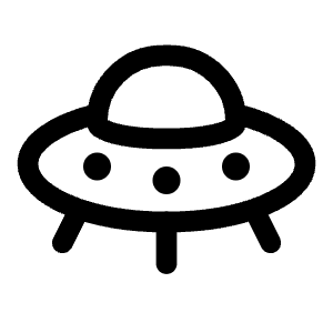 UFO Icon from Solar Linear Set