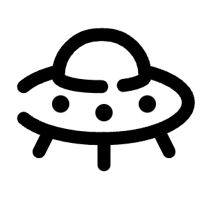 UFO Icon from Solar Broken Set