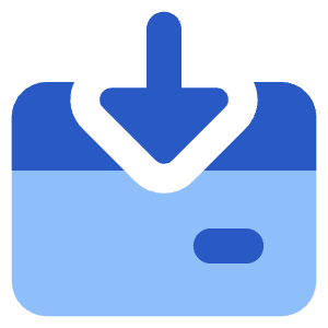 Credit Card Receive Icon from Core Flat Set