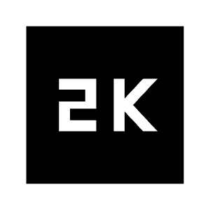 2k Fill Icon from Sharp Fill - Material Symbols Set